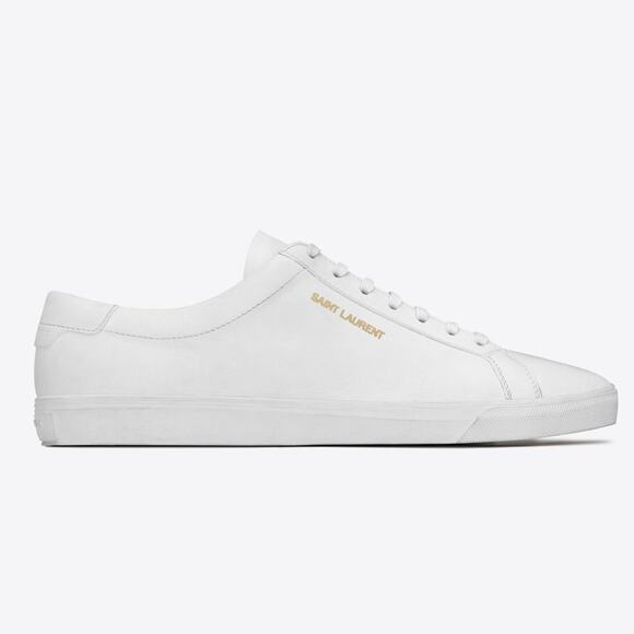 SAINT LAURENT ANDY SNEAKERS IN LEATHER 39 - Picture 2 of 16